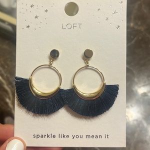 navy Loft earrings!